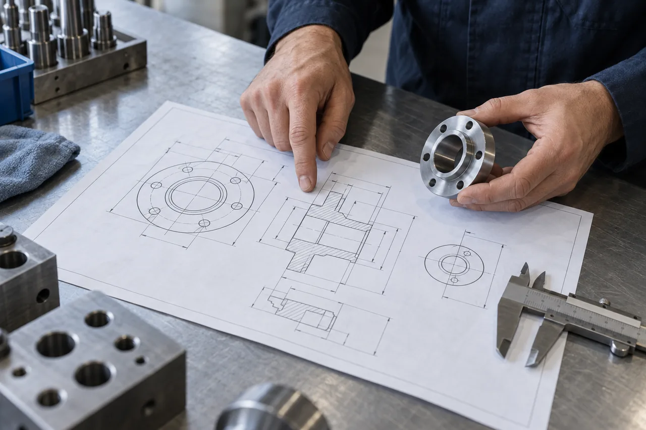 Immagine illustrativa: Lettura del disegno e supporto tecnico